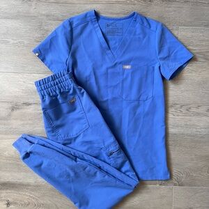 FIGS Medical Scrubs Set (Top + Jogger Pants)